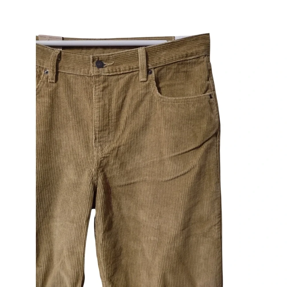 Corduroy Pants Levi's Low Pro Tan Brown 31x30 Womens Boho Cabin Core‎ Streetwear